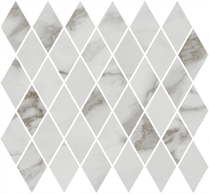 Декор Монте Тиберио мозаичный бежевый светлый глянцевый 37,5x35x1