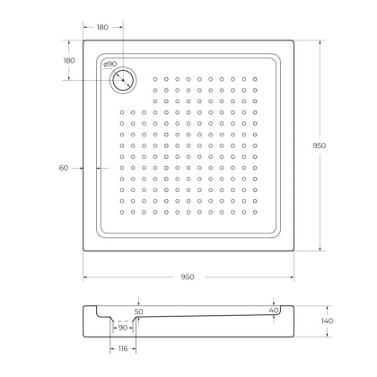 Акриловый поддон CEZARES TRAY-A-A-80-15-W Акриловый поддон CEZARES TRAY-A-A-80-15-W