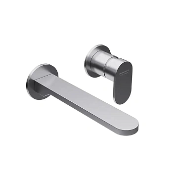 Смеситель для раковины SIARA настенный, с внутренней частью, нержавеющая сталь