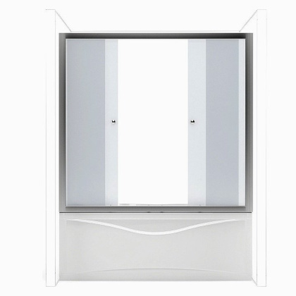 Шторка для ванны Aquanet AQ5 160, узорчатое стекло