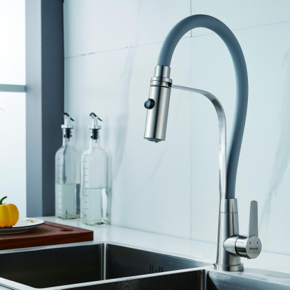 Смеситель для кухни с гибким изливом Shevanik S943 S943L-9 Смеситель для кухни с гибким изливом Shevanik S943 S943L-9