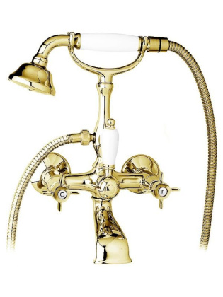 LORD-VD-02-M Смеситель для ванны с ручным душем, Бронза, ручка ручного душа Бронза