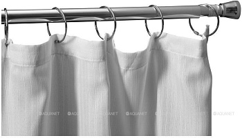 Карниз для ванны Aquanet SR0022A, раздвижной 110-200, гянцевый хром