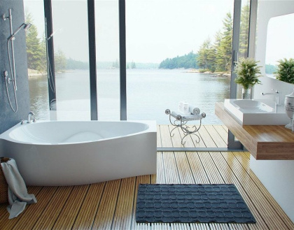 Ванна из искусственного мрамора Эстет Грация L 170x94                                               