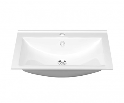 Умывальник встраиваемый керам. LAPARET Sinergia 60см белый с1