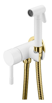 Смеситель гигиенический, Uno. White Gold