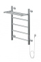 Полотенцесушитель электрический Aquanet Mauro 60х50 Тэн справа , с полкой