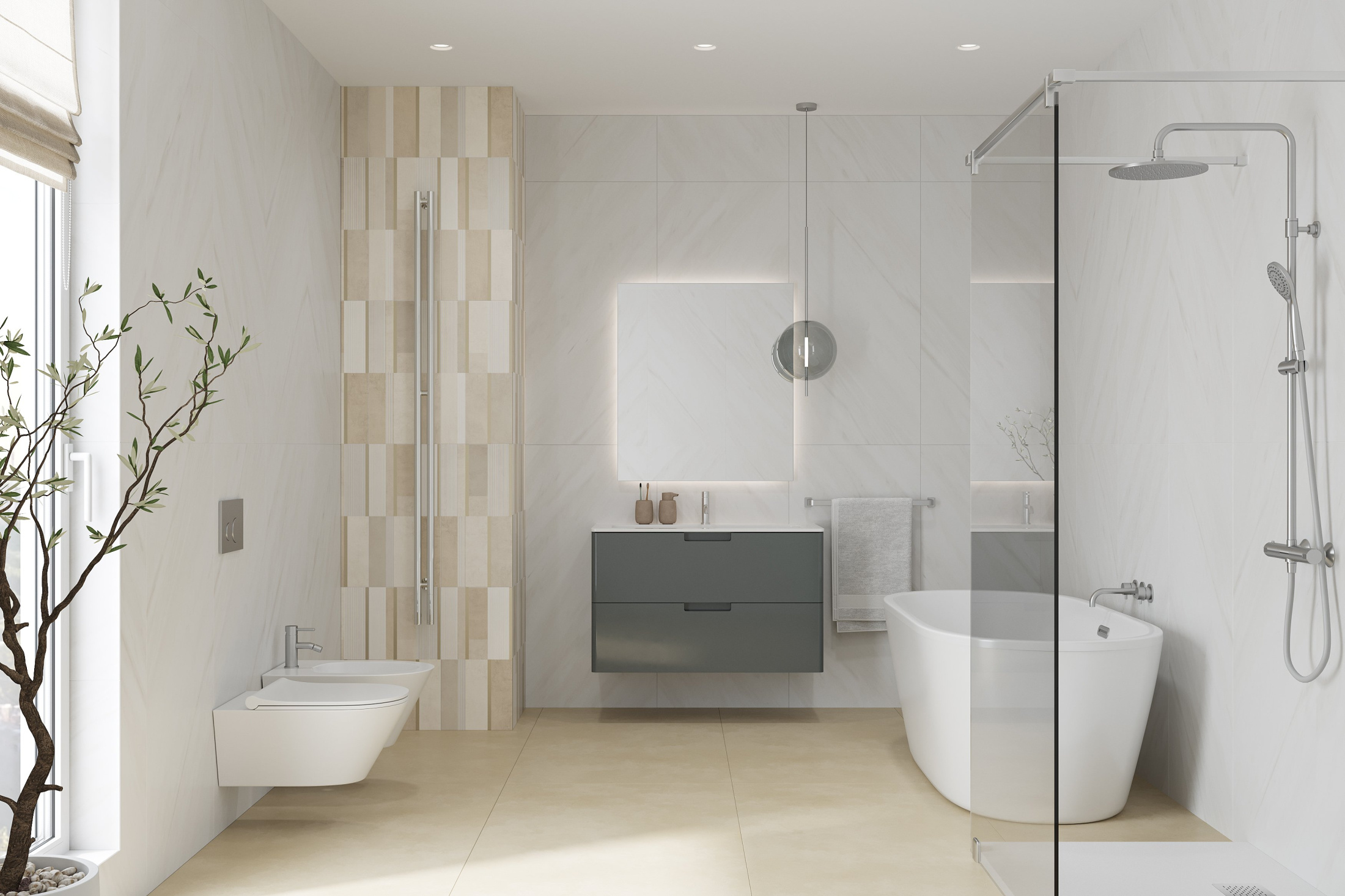 Керамогранит Persian White Polished 80х160