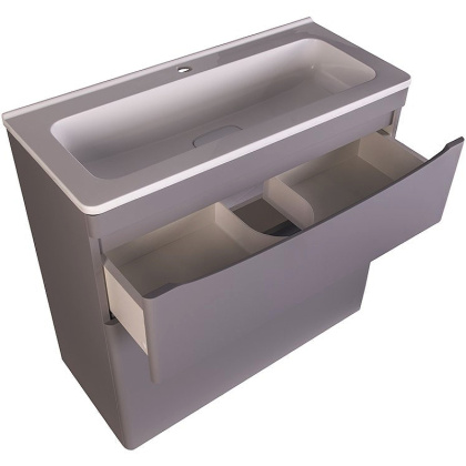 Тумба напольная Creto Oro 90 см 24-ST90-GR серый люкс