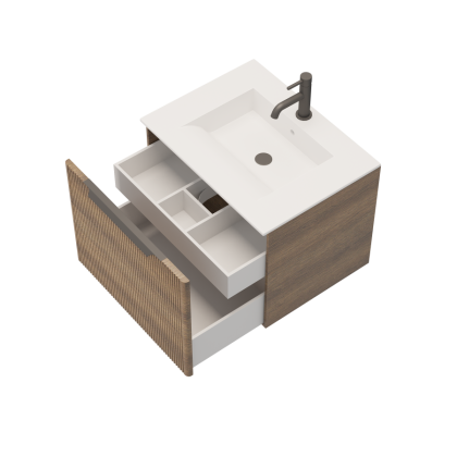 Тумба под раковину Creto Luna Wood 60 см 17-WD60