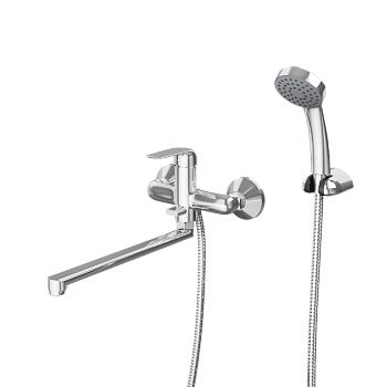 Смеситель для ванны с длинным поворотным изливом RUSH Fiji (FI1835-51) Смеситель для ванны с длинным поворотным изливом RUSH Fiji (FI1835-51)