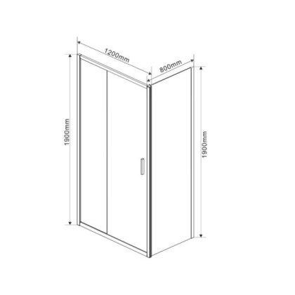 Душевой уголок Garda VSR-1G8012CL, 1200*800, хром, стекло прозрачное Душевой уголок Garda VSR-1G8012CL, 1200*800, хром, стекло прозрачное