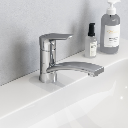 770220000 Origin Bit, Смеситель для умывальника с поворотным изливом