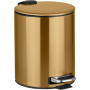 Ведро для мусора Bemeta Sablo 160315010 Золото матовое, 5 л
