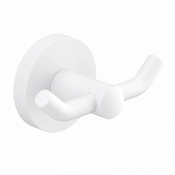 Крючок двойной Timo Saona 13012/16 белый матовый