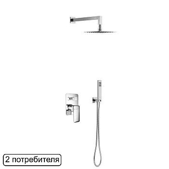 Система для душа скрытого монтажа EXCELLENT Keria AREX.SET.2045CR (хром)