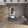 Mramor Chic Grey Керамогранит темно-серый 60х120 Полированный