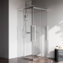 W84G-403-9090-MT Душевое ограждение Func Square Slide 90х90, мат хром, прозрачное