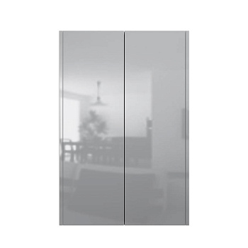 Шкаф с полками, 90х60х35 см, белый, M8FCH06029WG