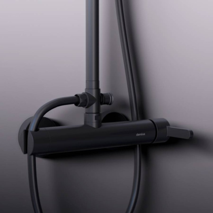 936710300 Scandinavian Pure душевая система с душевым смесителем, чёрный, шт