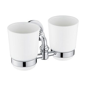 2 стакана с держателем, RG1222 Rose, Хром