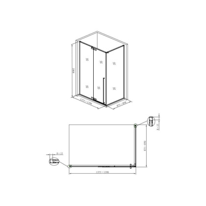 Душевой уголок Allen Brau Fantasy 140x90 3.11004-00 хром Душевой уголок Allen Brau Fantasy 140x90 3.11004-00 хром