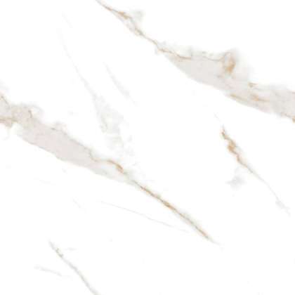 Calacatta Sharp Gold Керамогранит белый 80х80 Полированный
