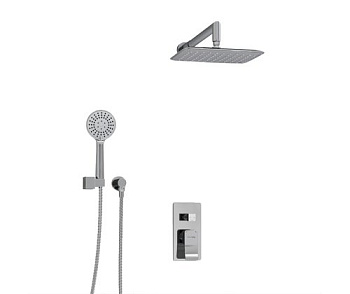 A14131 Встраиваемый комплект для душа с верхней душевой насадкой и лейкой Wasserkraft
