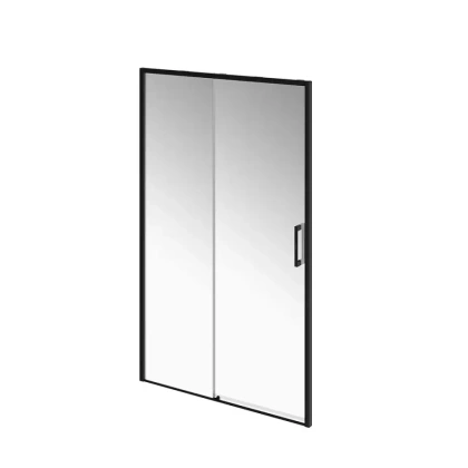 Душевая дверь LINDO, раздвижная  с функцией soft close, 120х195, матовый черный Душевая дверь LINDO, раздвижная  с функцией soft close, 120х195, матовый черный