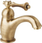 MARGOT-LSM1-03/24-M Смеситель для раковины с донным клапаном Исполнение: Золото 24 карат, Ручки: Золото 24 карат 