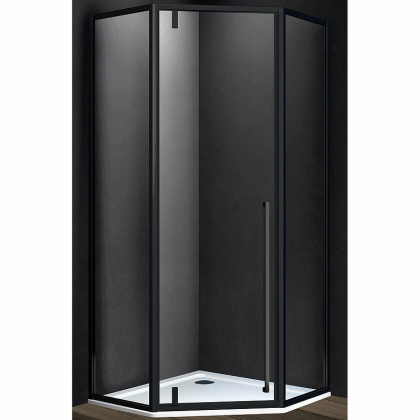 Душевой уголок Penta VSP-3P900CLB, 900*900, черный, стекло прозрачное Душевой уголок Penta VSP-3P900CLB, 900*900, черный, стекло прозрачное