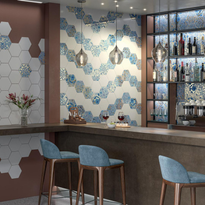 Плитка настенная 24001 Буранелли белый 20*23,1*6,9 ( 22шт/0,76м2), м2 Плитка настенная 24001 Буранелли белый 20*23,1*6,9 ( 22шт/0,76м2), м2