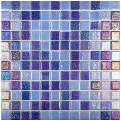 Стеклянная мозаика, MIX DEEP BLUE 552/555, Shell Стеклянная мозаика, MIX DEEP BLUE 552/555, Shell