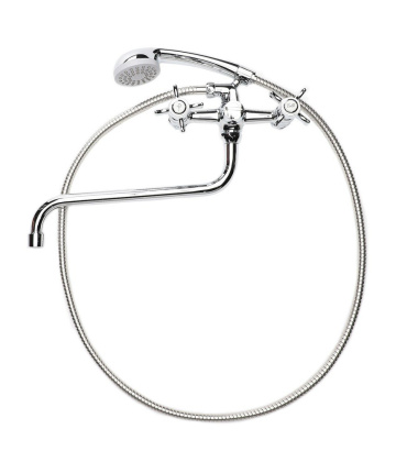 Смеситель для ванны/душа Agger Retro-X A1722200 с душевым набором Смеситель для ванны/душа Agger Retro-X A1722200 с душевым набором