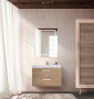 Тумба с раковиной подвесная  BelBagno AURORA 80 Pino Pasadena, раковина белая Тумба с раковиной подвесная  BelBagno AURORA 80 Pino Pasadena, раковина белая