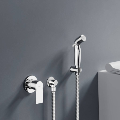 477510000 Apollo Смеситель монтируемый в стену с гиг.душем, хром