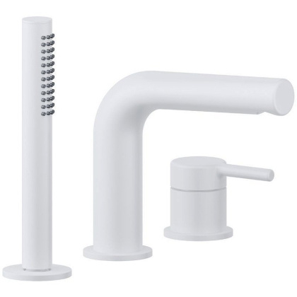 Смеситель на борт ванны EXCELLENT Pi AREX.1233WH (белый мат) Смеситель на борт ванны EXCELLENT Pi AREX.1233WH (белый мат)