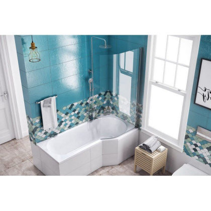 Шторка для ванны EXCELLENT Be Spot 75 см (хром) правая Шторка для ванны EXCELLENT Be Spot 75 см (хром) правая