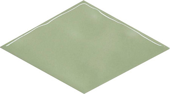 Декор Риад зелёный светлый глянцевый 13,5x7,8x0,9