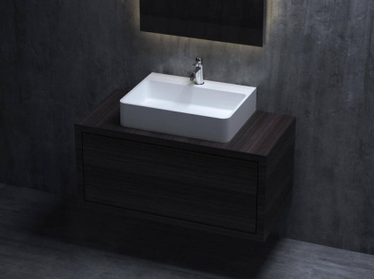 Раковина Salini OTTAVIA 1103201MRH S-Stone покраска по RAL снаружи, накладная, матовая