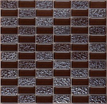 Мозаика SG-8029 стекло (23*48*8) 298*298 