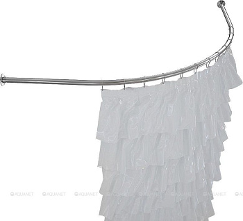 Карниз для ванны Aquanet Jersey полукруглый 170х90 Карниз для ванны Aquanet Jersey полукруглый 170х90