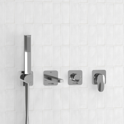 A3151.268.270.271.087.103 Встраиваемый комплект для ванны с лейкой и изливом