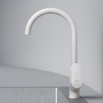 Смеситель Для кухни, Белый камень F8007133 Like