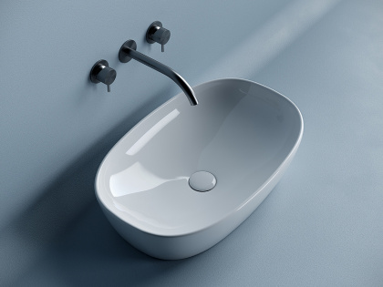 Умывальник чаша накладная овальная Element 600*380*140мм