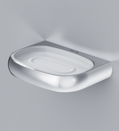 A3034200 Sensation, Стеклянная мыльница с настенным держателем, хром, шт