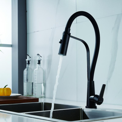 Смеситель для кухни с гибким изливом Shevanik S943 S943H-3