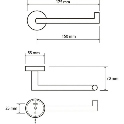 Держатель туалетной бумаги Bemeta Neo 104212035 Нержавеющая сталь