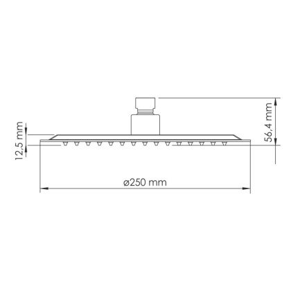 A329 Верхняя душевая насадка