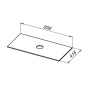 Столешница Allen Brau Liberty 90 1.33008.B-S бежевый структ Столешница Allen Brau Liberty 90 1.33008.B-S бежевый структ
